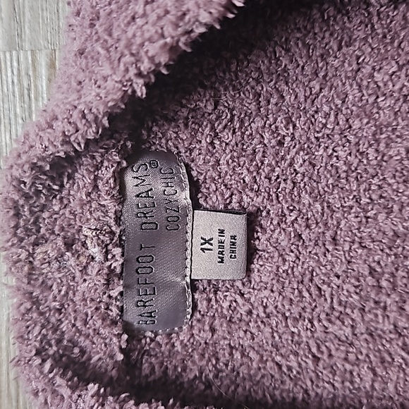 Barefoot Dreams CozyChic 1X Cardigan Sweater - Picture 3 of 6